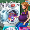 Anna Pregnant Laundry Day