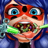 Dotted Girl Throat Doctor
