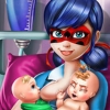 Dotted Girl Twins Birth