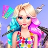 Eliza's Neon Hairstyle