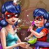 Ladybug Mommy Toddler Feed