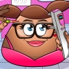 Pou Girl Eye Doctor