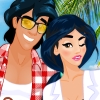 Princess Couple Travel Selfie