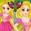 Rapunzel And Daughter Matching Dress
