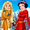 Rapunzel and Snow White Winter Holiday