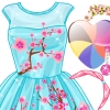 Rapunzel's Cherry Blossom Outfits